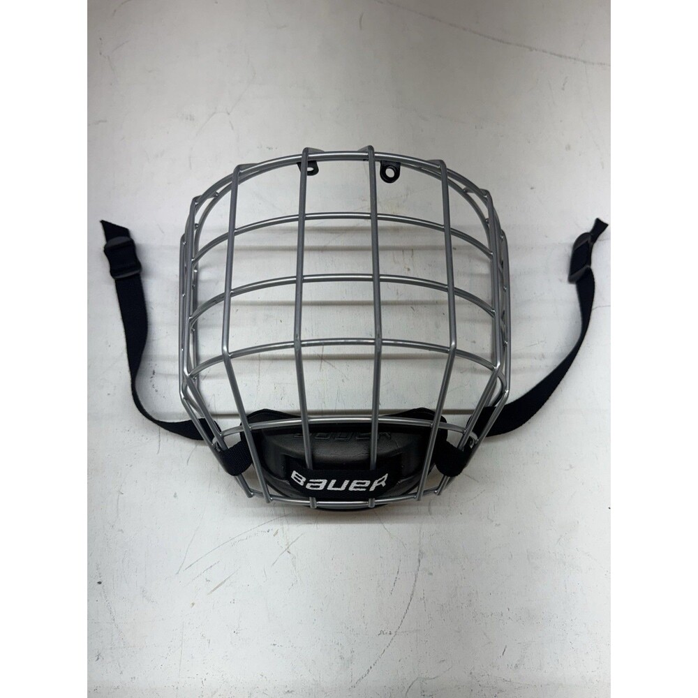 Bauer z626.2 Type B1 Contour Chrome Large Hockey Helmet Cage Chin Strap